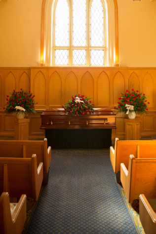 funeral ceremony in Dorset