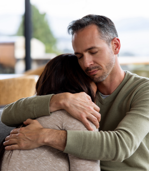 grieving couple private farewell Dorset